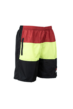 Oppland Erkek Deniz Şortu Beli Lastikli ve Bağcıklı Cepli içi File Astarlı Su Tutmayan Hafif Kumaş