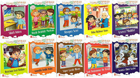 3.Sınıf Okumayı Sevdiren Renkli Resimli Hikayeler 8 - 10 Kitap