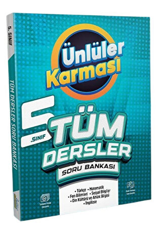 5.Sınıf Ünlüler Karması Maarif Model Tüm Dersler Soru Bankası + Matematik Soru Bankası Hediyeli