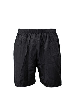 Oppland Erkek Saten Kumaş Şort Düz Renk Beli Lastikli Cepsiz Hafif Kumaş