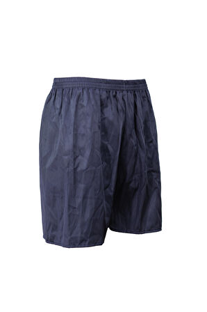 Oppland Erkek Saten Kumaş Şort Düz Renk Beli Lastikli Cepsiz Hafif Kumaş