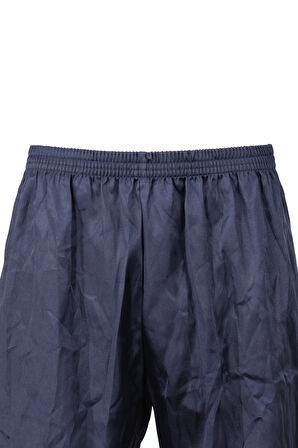 Oppland Erkek Saten Kumaş Şort Düz Renk Beli Lastikli Cepsiz Hafif Kumaş