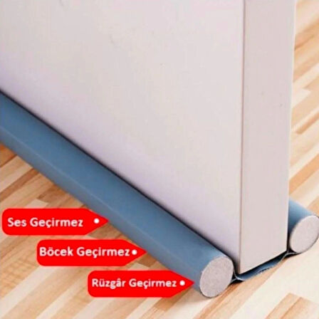 İpek Yıldızı® Kapı Altı Rüzgar ve Toz Önleyici Isı Koruyucu İzolatör Boyu Ayarlanabilir Model