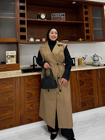 Valder Tesettür Trenç Yelek TNS-4446