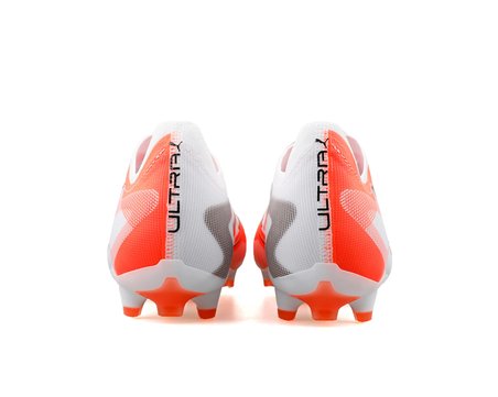 Puma ULTRA 5 MATCH Fg/Ag Beyaz/Turuncu Erkek Krampon - 108166 01