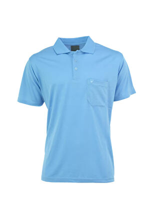 Oppland Erkek Polo Yaka Marka Arma Cepli Kısa Kollu Rahat Tam Kalıp Premium Pamuklu Kumaş T-Shirt