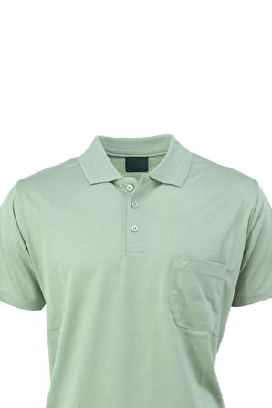 Oppland Erkek Polo Yaka Marka Arma Cepli Kısa Kollu Rahat Tam Kalıp Premium Pamuklu Kumaş T-Shirt