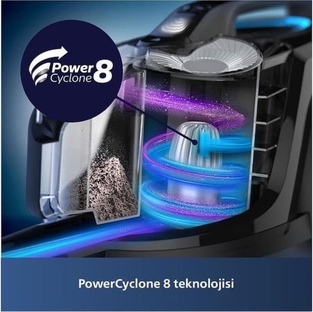  Philips Marathon Daily XB7150/07 Toz Torbasız Süpürge