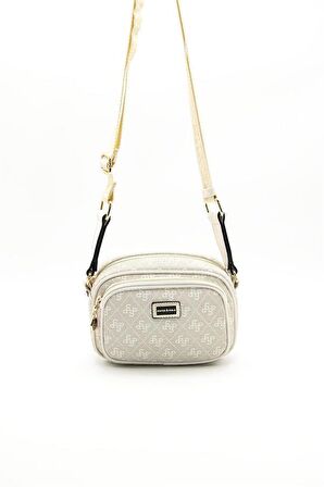 Silver  Polo Taş - Kemik NV1111 Kadın Çapraz Çanta