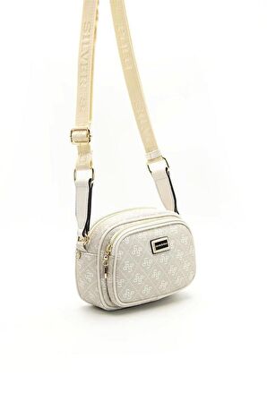 Silver  Polo Taş - Kemik NV1111 Kadın Çapraz Çanta