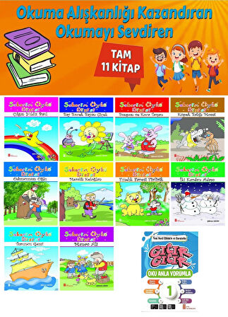 1.Sınıf Okuma Alışkanlığı Kazandıran Okumayı Sevdiren Tam 11 Kitap 8