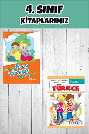 4.Sınıf Türkçe Çalışma Kitabım+Etkinlik Çalışma Yaprakları