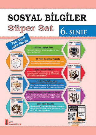 Ata 6.Sınıf Yeni Nesil Sorularla Ben Korkmam Sosyal Bilgiler + Süper Set