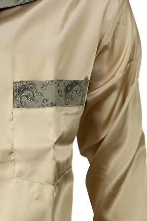 Oppland Erkek Şık Klasik Model Pijama Takımı Premium Saten Kumaş Eşsiz Model Cepli Tam Kalıp