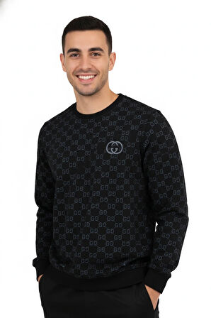 Oppland Erkek Sweatshirt Regular Fit Pamuklu Kumaş iki iplik OPES26GCCMOD15