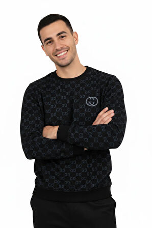 Oppland Erkek Sweatshirt Regular Fit Pamuklu Kumaş iki iplik OPES26GCCMOD15