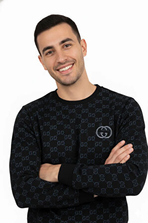 Oppland Erkek Sweatshirt Regular Fit Pamuklu Kumaş iki iplik OPES26GCCMOD15