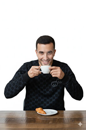 Oppland Erkek Sweatshirt Regular Fit Pamuklu Kumaş iki iplik OPES26GCCMOD15