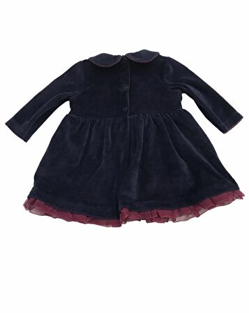 Babydoll Elbise Babydola Lacivert 