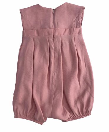 Babydoll Tulum Pembe Çiçekli