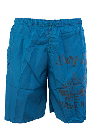 Oppland Erkek Deniz Havuz Şortu Sportif Baskılı Beli Lastikli Bağcıklı Cepli SuTutmayan Rahat Hafif