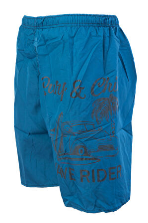 Oppland Erkek Deniz Havuz Şortu Sportif Baskılı Beli Lastikli Bağcıklı Cepli SuTutmayan Rahat Hafif