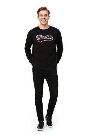 Oppland Erkek Sweatshirt Regular Fit Pamuklu Kumaş iki iplik OPES26MNCMOD13
