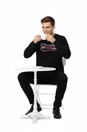 Oppland Erkek Sweatshirt Regular Fit Pamuklu Kumaş iki iplik OPES26MNCMOD13