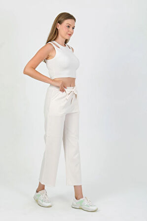 Zanosa Yüksek Bel Gabardin Günlük Pantolon TNS-4449