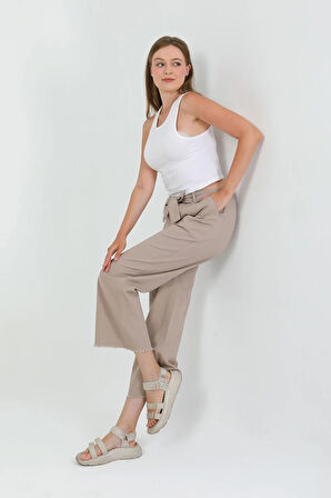 Zanosa Yüksek Bel Gabardin Günlük Pantolon TNS-4449
