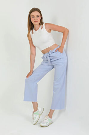 Zanosa Yüksek Bel Gabardin Günlük Pantolon TNS-4449