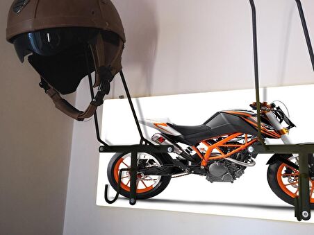 Motosiklet Kask Askısı, Motor Kask Askısı, Kask Askılığı KTMX2V3