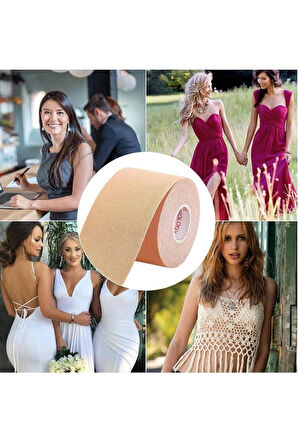 LitaeTrend Toparlayıcı ve Şekillendirici Göğüs Bandı Tere ve Suya Dayanıklı Hassas Ciltlere Uygun