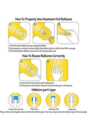 Folyo Balon 4 Rakamı Helyum Balon 76 cm