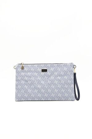 Silver  Polo Mavi - Laci NV1034 Kadın Portföy  Clutch