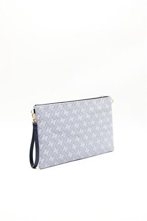 Silver  Polo Mavi - Laci NV1034 Kadın Portföy  Clutch