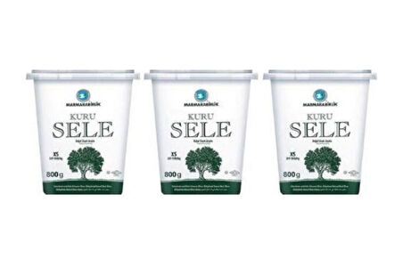 Marmarabirlik Kuru Sele 321-350 KB XS Siyah Zeytin Kutu 3 x 800 G