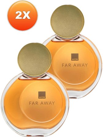 Avon  Far Away EDP 50 ml Oryantal Çiçeksi Koku ve Egzotik Hissiyat 2 Adet 