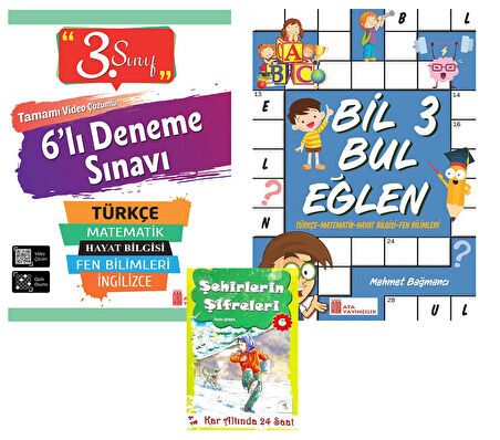 Ata 3.Sınıf 6 lı Deneme Sınavı+ Bil Bul Eğlen