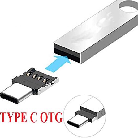 Type C To Usb Çevirici Mini Dönüştürücü Adaptör