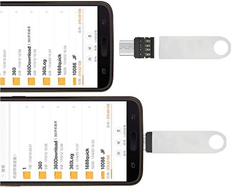 Type C To Usb Çevirici Mini Dönüştürücü Adaptör