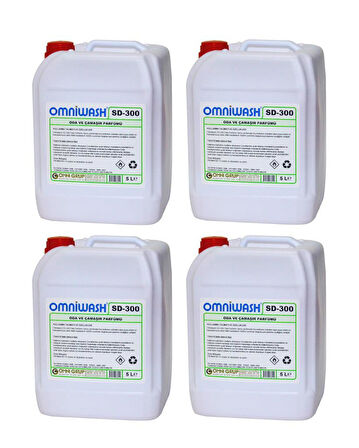 Omniwash SD-300 Tropikal Oda ve Çamaşır Parfümü 5 Litre 4 Adet