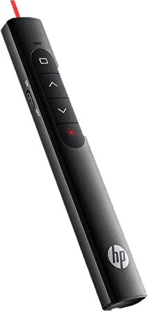 HP SS10 Lazer Sunum Kumandası Wireless Presentation Remote Kılıf+Pil Kutu İçeriği