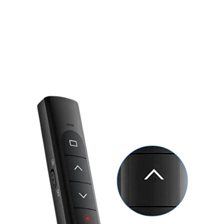 HP SS10 Lazer Sunum Kumandası Wireless Presentation Remote Kılıf+Pil Kutu İçeriği