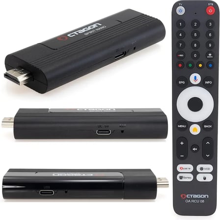Octagon SPIRIT NANO 4K UHD Android TV IP-Stick