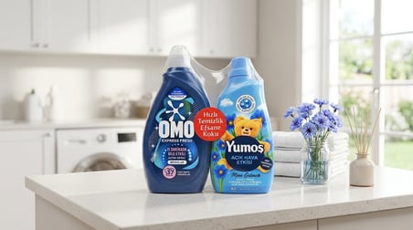 Omo Express Fresh Beyazlar 1480 ml + Yumoş Açık Hava Mavi Gelincik 1440 ml 2 li Set