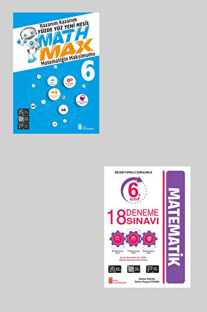Ata 6.Sınıf Yüzde Yüz Yeni Nesil Math Max + 18 Deneme Sınavı