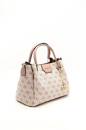 Silver  Polo Pembe - Somon NV1115 Kadın Omuz Çantası