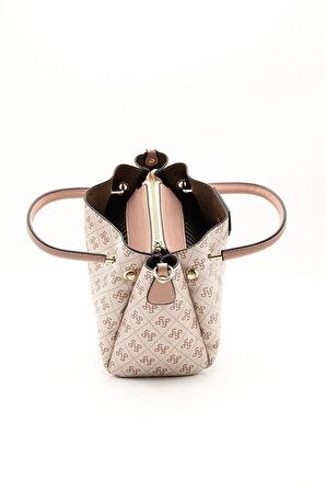Silver  Polo Pembe - Somon NV1115 Kadın Omuz Çantası