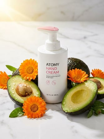 Atomy Hand Cream Avokado & Aynısefa Özlü Nemlendirici El ve Tırnak Kremi 300 ml